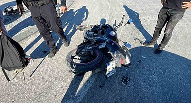 Karaman'da motosiklet kazası: 1 yaralı