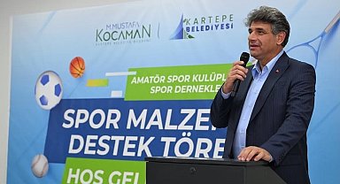 Kartepe'de amatör spor kulüplerine 3 milyon 350 bin liralık destek