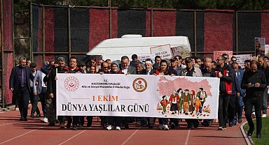 Kastamonu'da Dünya Yaşlılar Günü'nde farkındalık yürüyüşü