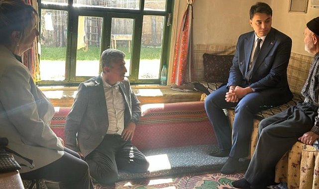 Kaymakam Kara, 96 yaşındaki Hasan amca ile bir araya geldi