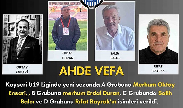 Kayseri ASKF'den ahde vefa örneği