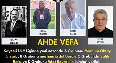 Kayseri ASKF'den ahde vefa örneği