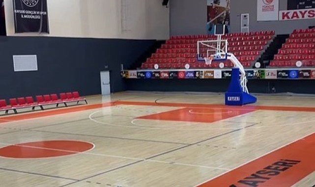 Kayseri Atatürk Spor Salonu yenilendi