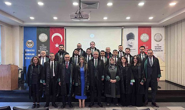Kayseri Barosu Başkanı Özsoy mazbatasını aldı