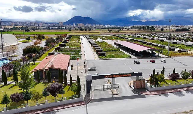 Kayseri Büyükşehir Doğal Ürünler Bahçesi'ne yeni üretim akanı