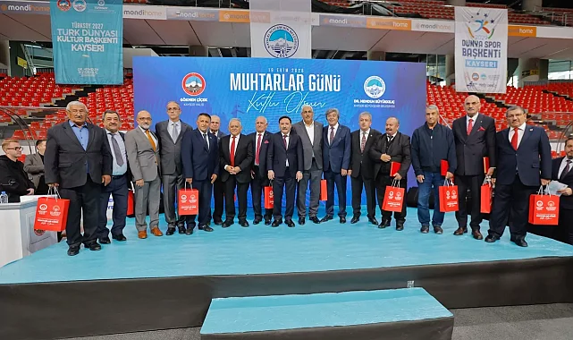Kayseri Büyükşehir'den muhtarlara özel yemek