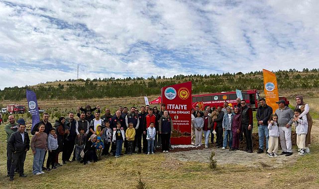 Kayseri İtfaiyesi'nin 100. yılına özel anlamlı etkinlik: 500 fidanlık hatıra ormanı