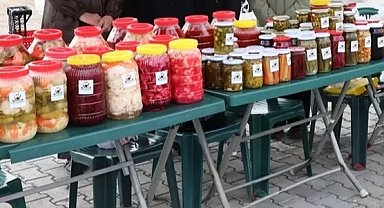Kayseri Kocasinan'da Gevhernesibe Kadın Kooperatifi son hasadını yaptı