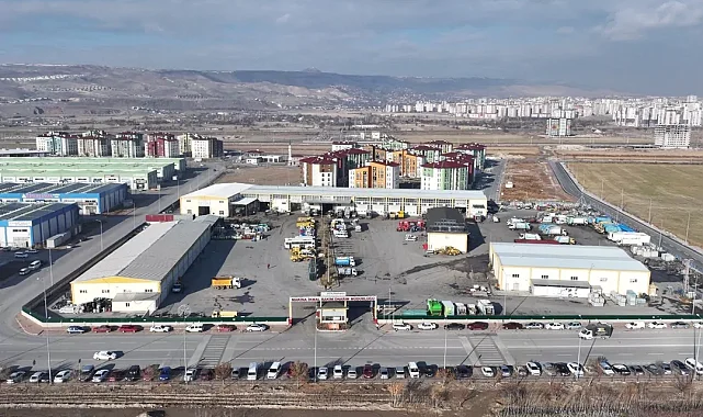 Kayseri Kocasinan'ın bakım onarım merkezi sanayi sitesi gibi