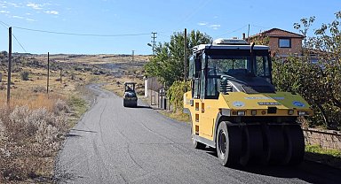 Kayseri Talas kırsalında asfalt atağı