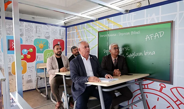 Kayseri Talas'ta deprem hazırlığı