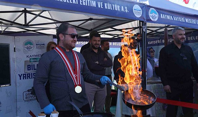 Kayseri'nin gastronomi zenginliği KAYMEK standında tanıtıldı