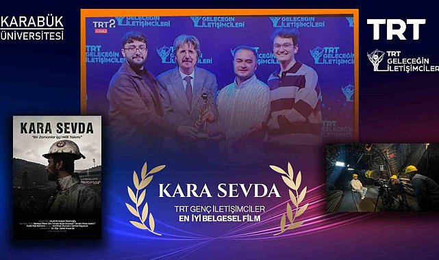 KBÜ öğrencilerinin "Kara Sevda" belgeseli TRT yarışmasında birinci oldu