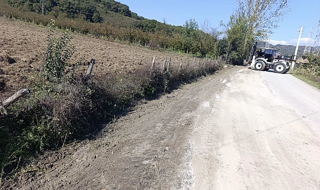 Kemerkasım'da yağmur sularına karşı önlem