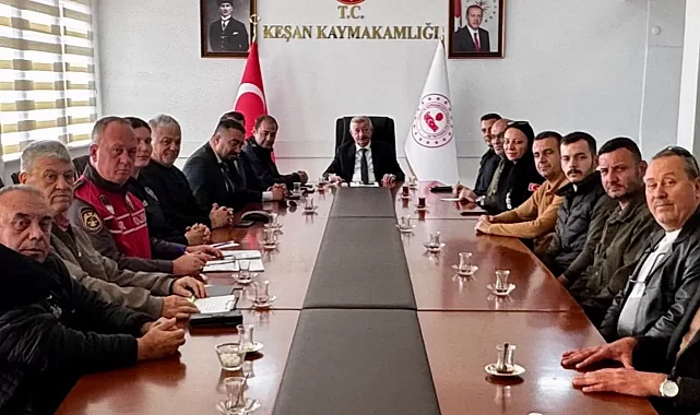 Keşan İlçe Spor Güvenlik Kurulu toplandı