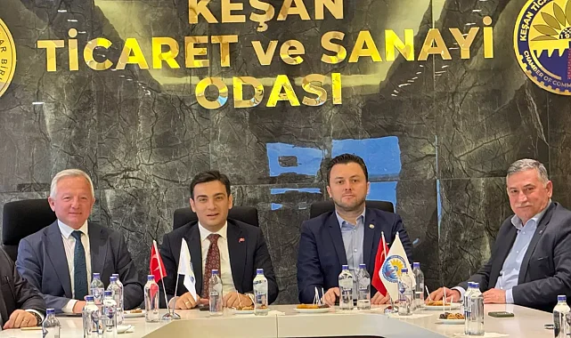 Keşan TSO'da tebrik ziyaretleri sürüyor