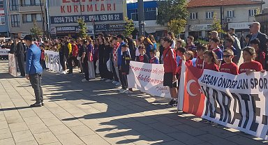 Keşan'da Amatör Spor Haftası kortejle başladı