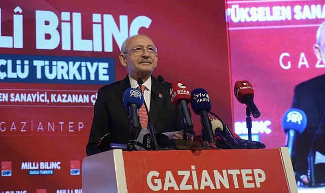 Kılıçdaroğlu, Gaziantep'te "Milli Bilinç, Yükselen Sanayi, Kazanan Çiftçi" programına katıldı