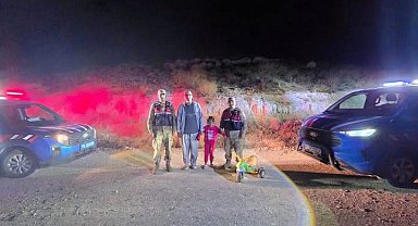 Kilis'te kaybolan 6 yaşındaki otizmli çocuk dronla bulundu