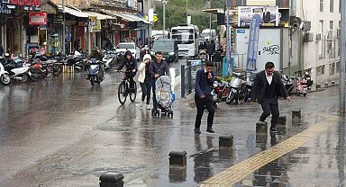 Kilis'te kuvvetli yağış etkili oldu