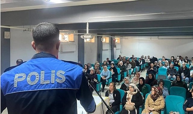 Kilis'te velilere ve öğretmenlere güvenlik bilgilendirmesi
