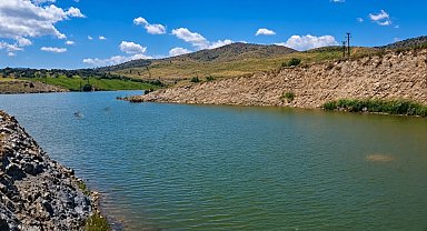 Kilis'te yağışlar göletlerde su seviyesini yükseltti