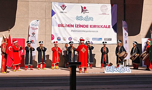 Kırıkkale'de bilim şenliği mehteran gösterisiyle başladı