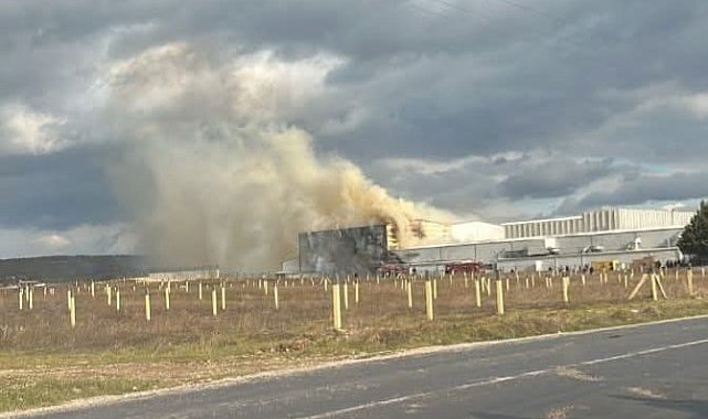 Kırklareli'nde ilaç fabrikasındaki yangın 3 saatte kontrol altına alındı