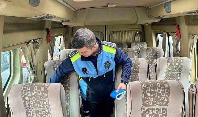 Kırklareli'nde öğrenci servisleri denetlendi