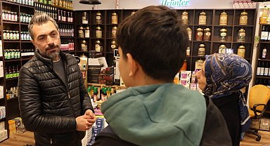 Kırşehir'de aktarlar kışa özel indirime gitti