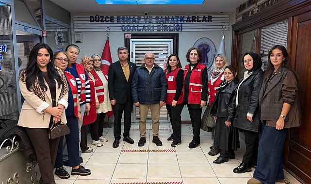 Kızılay'ın kadınları esnaf odaları ile buluştu