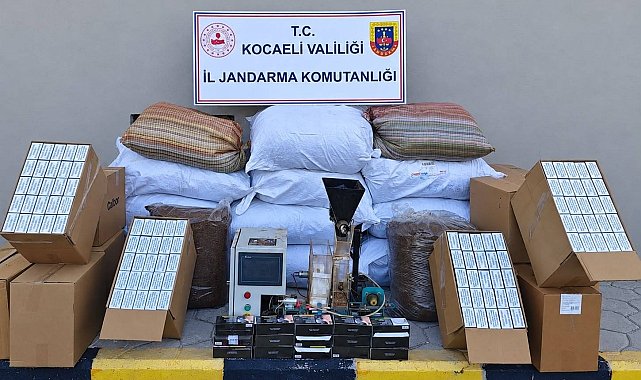Kocaeli'de 1 milyon TL değerinde kaçak tütün ele geçirildi