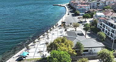 Kocaeli'de Gölcük Ulaşlı sahili yeni görünümüne kavuştu