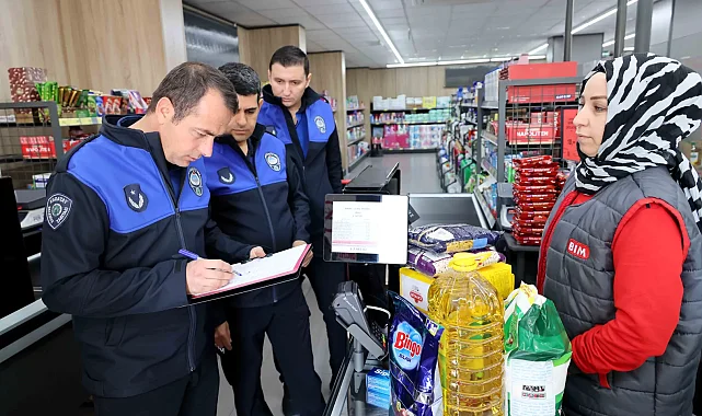 Konya Karatay'da market ve okul kantinlerine sıkı denetim
