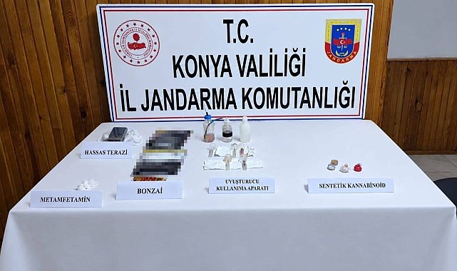 Konya'da 4 bin 137 sentetik hap ele geçirildi