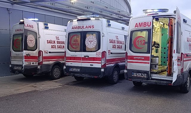 Konya'da iki ayrı kazada 6 kişi yaralandı