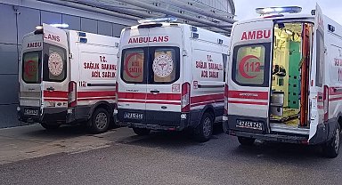 Konya'da iki ayrı kazada 6 kişi yaralandı