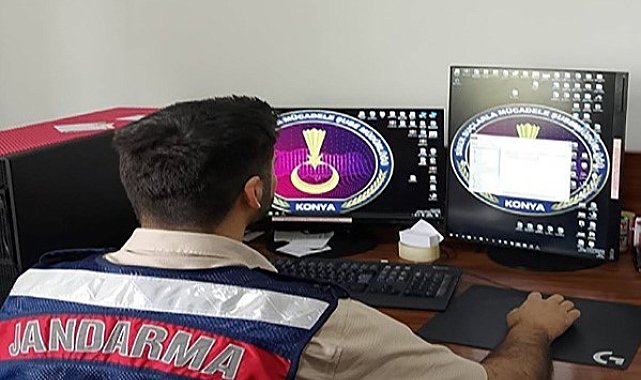 Konya'da sanal devriyede 40 bin 149 sosyal medya hesabı ve URL incelendi