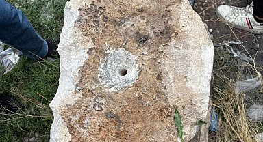Konya'da tarihi heykel kaidesini çalan 3 şüpheli hakkında adli işlem başlatıldı
