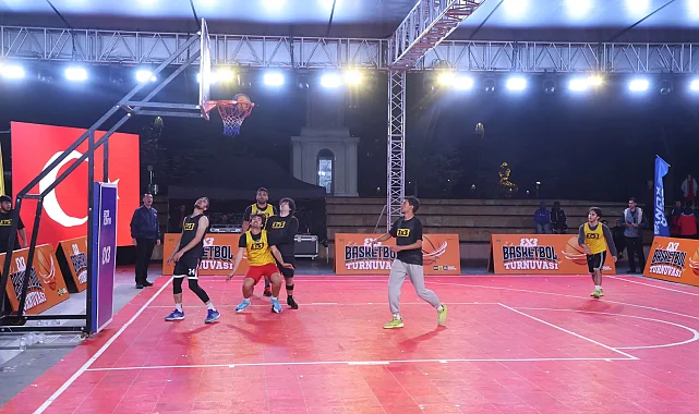 Konya'da 3x3 basketbol heyecanı