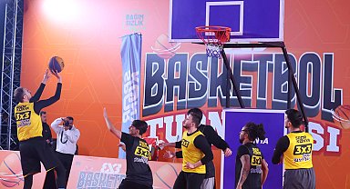 Konya'da 3x3 basketbol turnuvası heyecanı
