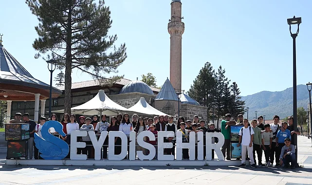 Konya'da başarılı öğrencilere kültür gezisi