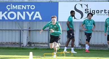 Konyaspor, Gençlerbirliği maçı hazırlıklarını tamamladı