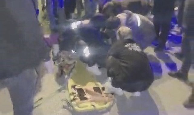 Kovancılar'da kamyonun çarptığı genç ağır yaralandı