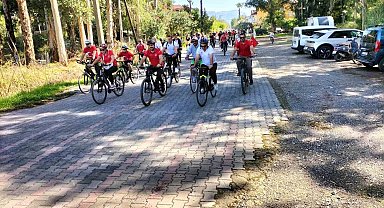 Köyceğiz'de pedallar Cumhuriyet için çevrildi