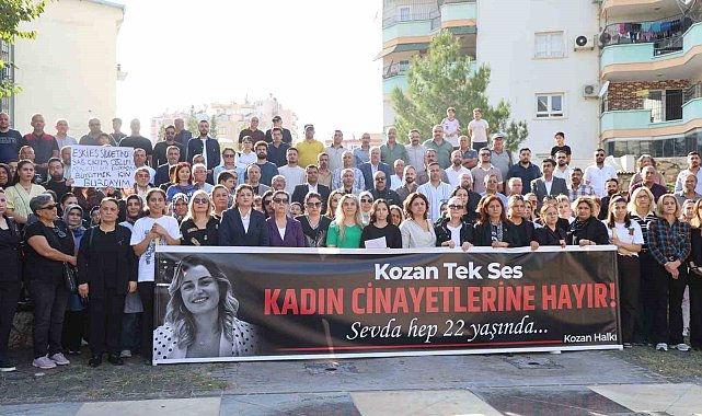 Kozan'da kadınlar, katledilen Sevda için tek ses oldu