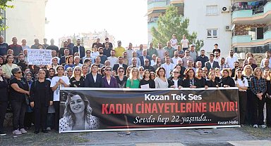 Kozan'da kadınlar, katledilen Sevda için tek ses oldu