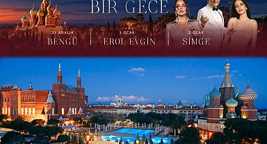 Kremlin Palace'ta yılbaşı saray ihtişamıyla karşılanıyor