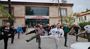 Kula'da sağlıklı yaşam için hareket ettiler