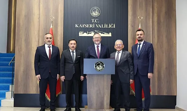 Kültür ve Turizm Bakan Yardımcısı Dr. Coşkun Yılmaz'dan Vali Çiçek'e ziyaret